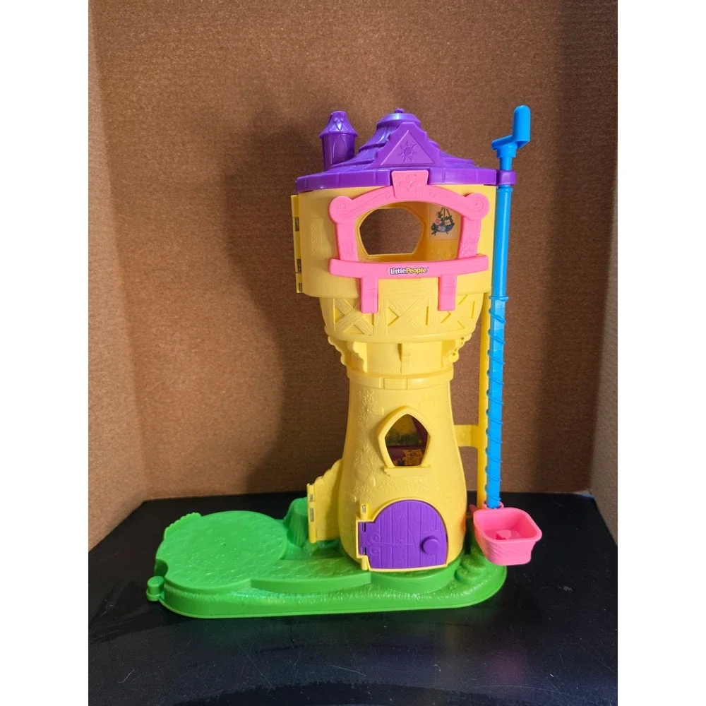 Fisher Price Little People Disney Princess Rapunzel Tower Playset Tangled Toy